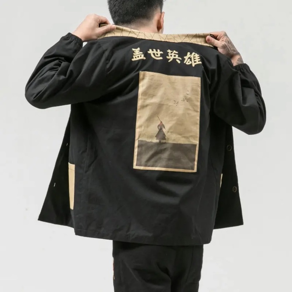 unnamed Retro Chinese Windbreaker